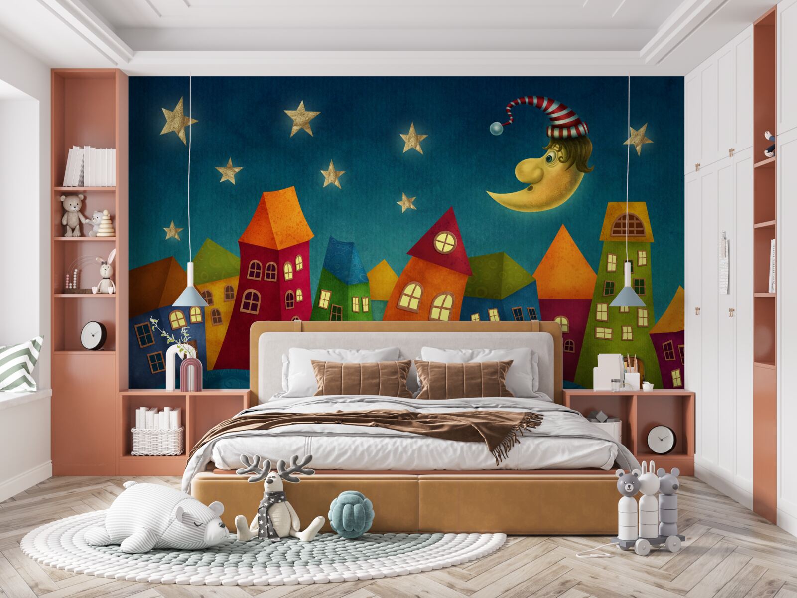 Fototapet clădiri luminoase