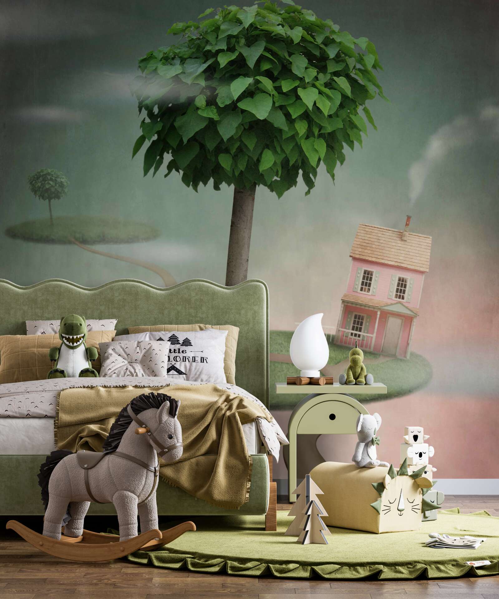 Fototapet cabană izolată