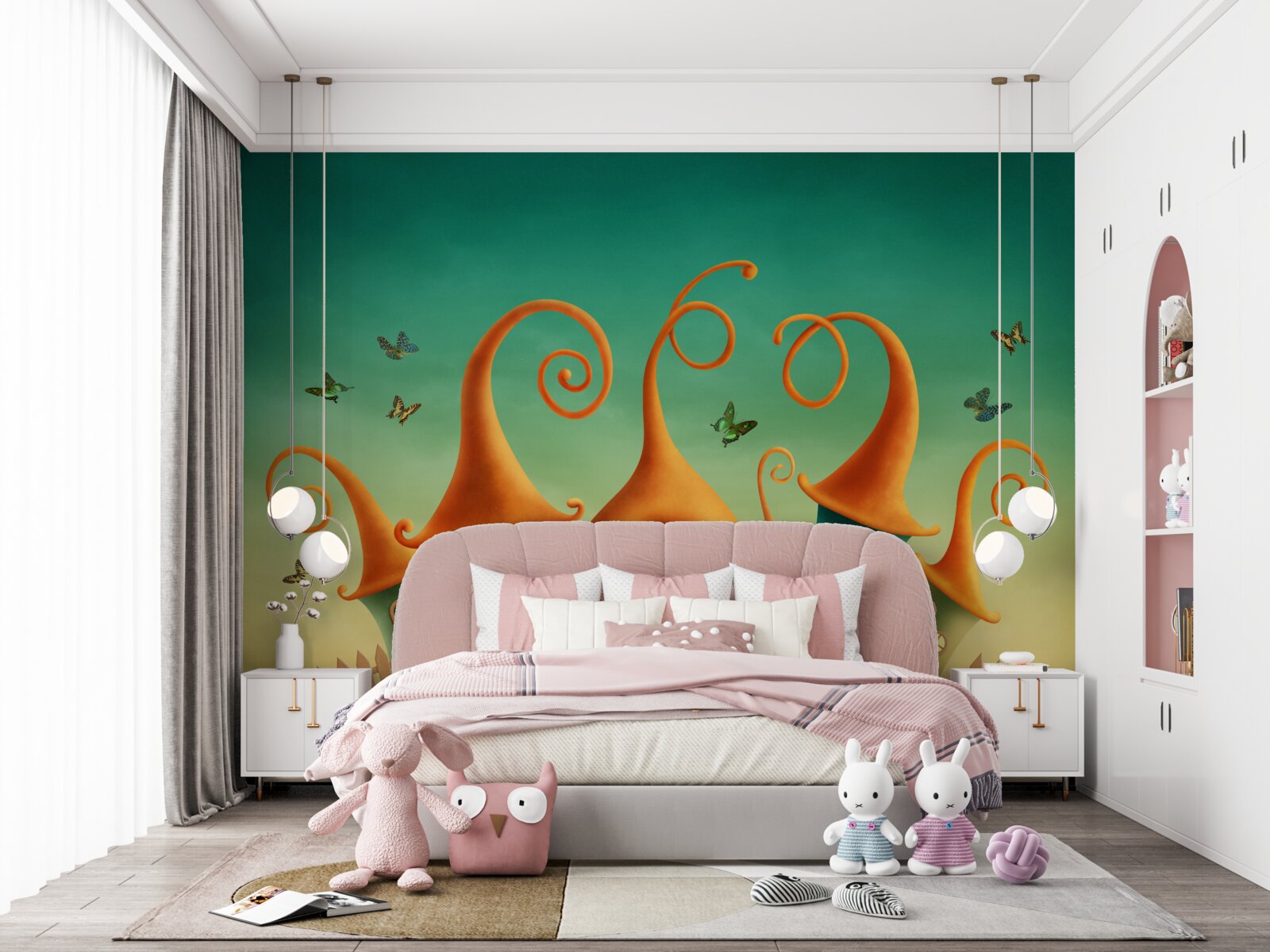 Fototapet case uimitoare de basm