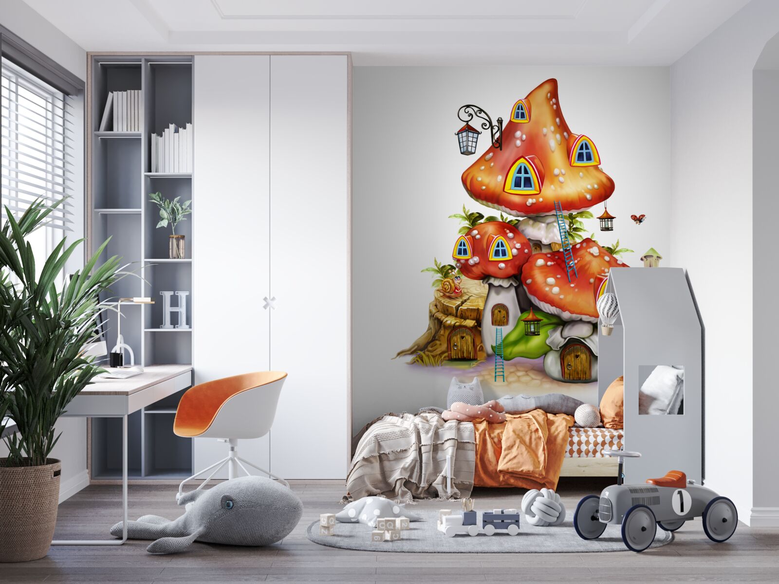 Fototapet cabane ciupercă