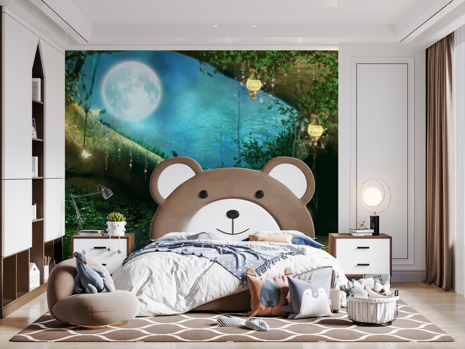 Fototapet pădure de basm