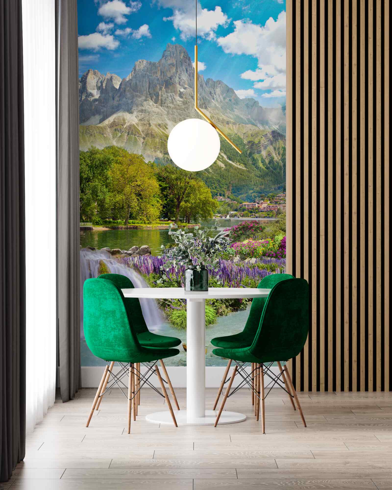 Fototapet vârf maiestuos și atractiv