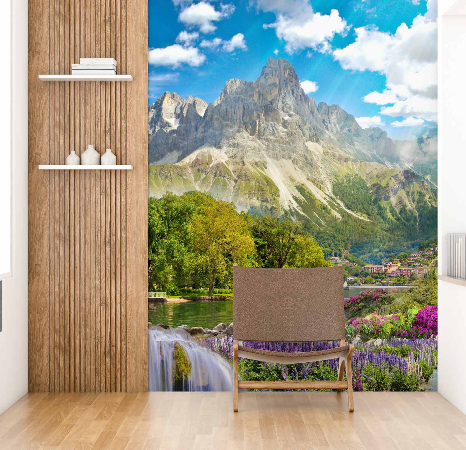 Fototapet vârf maiestuos și atractiv