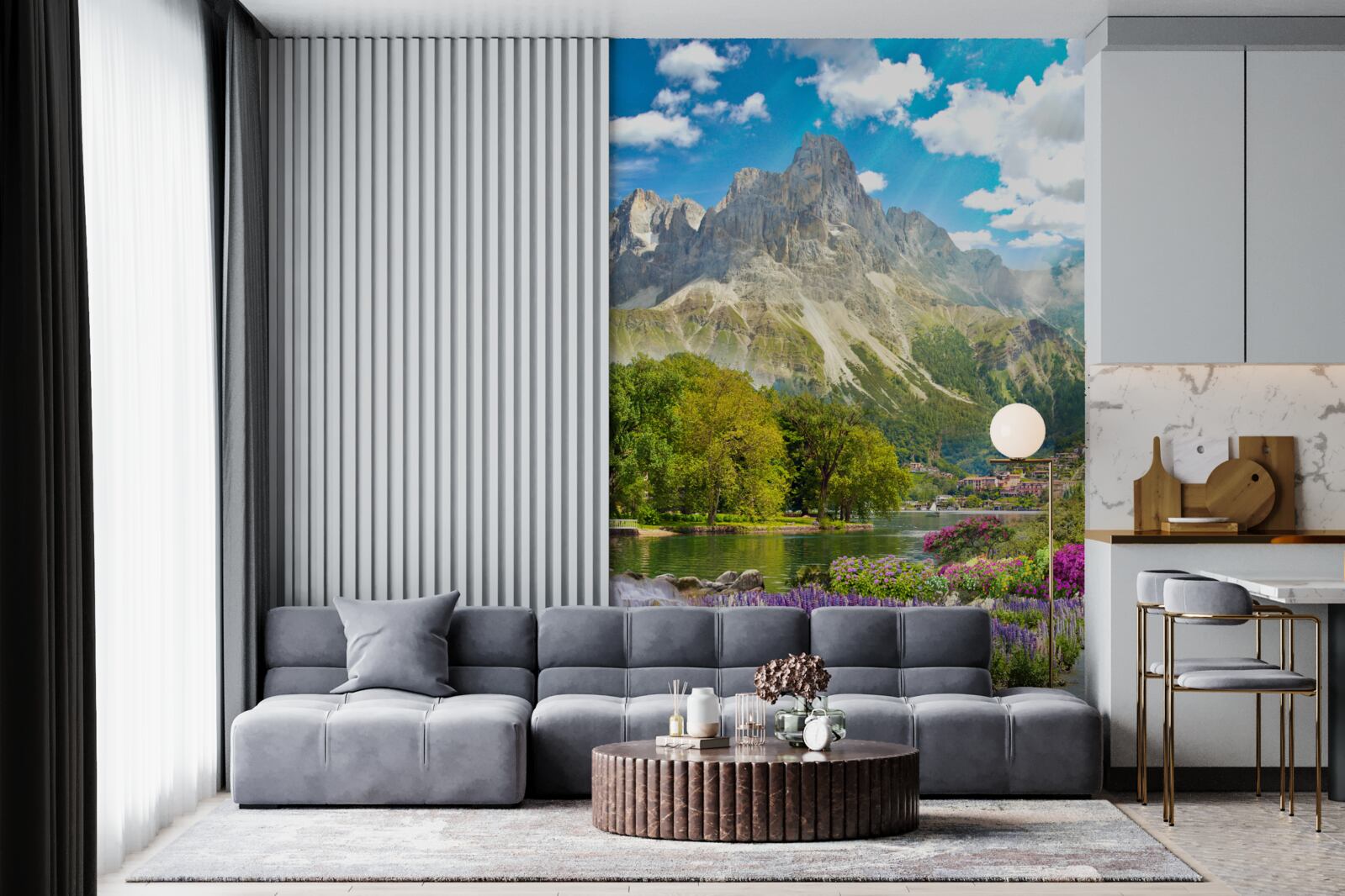 Fototapet vârf maiestuos și atractiv