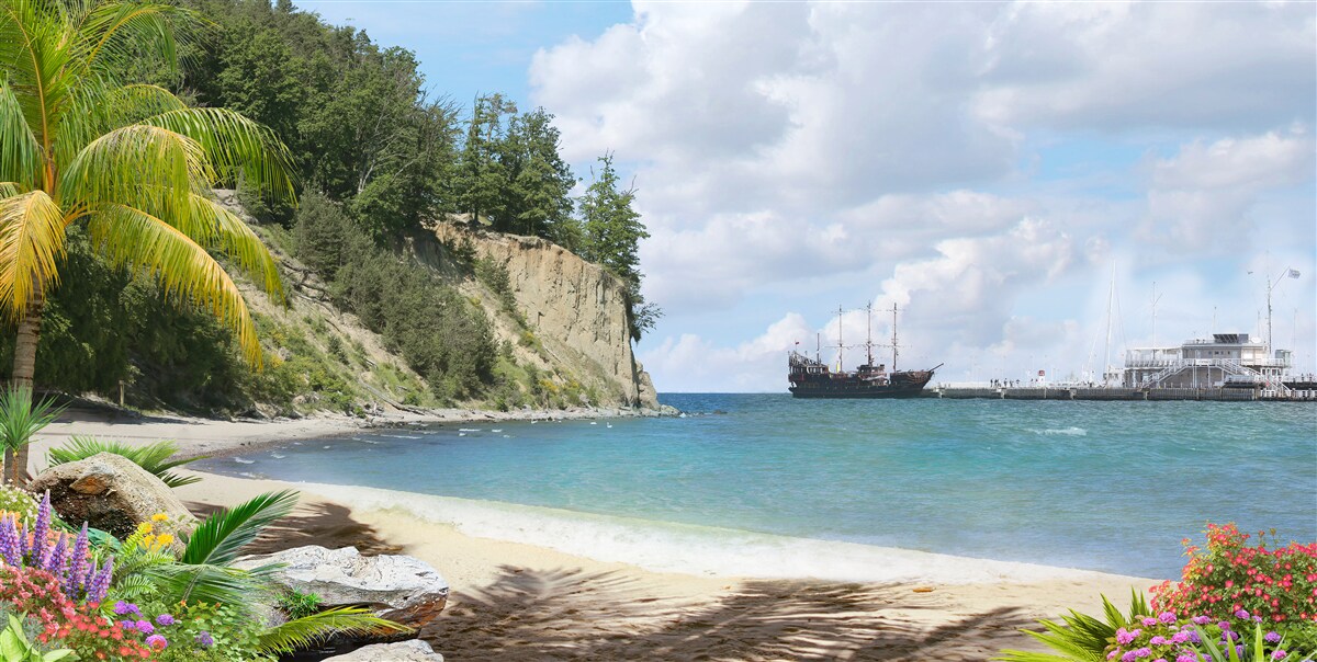 Fototapet port cu nave