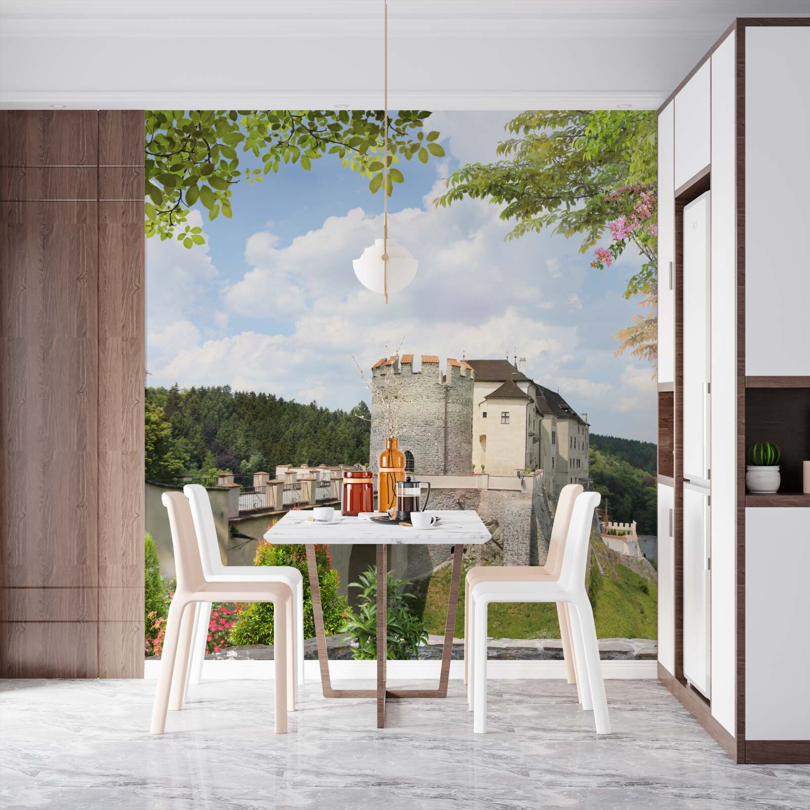 Fototapet castelul sternberk din republica cehă