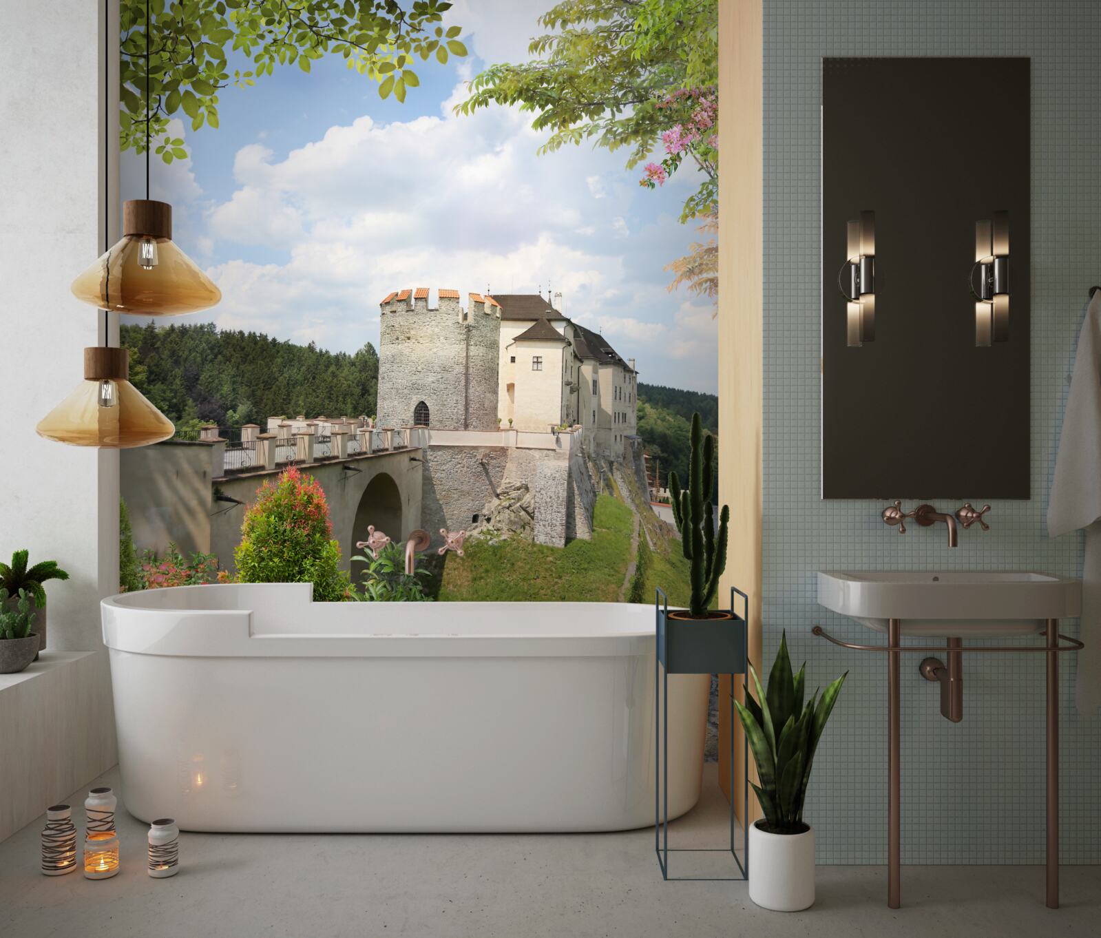 Fototapet castelul sternberk din republica cehă