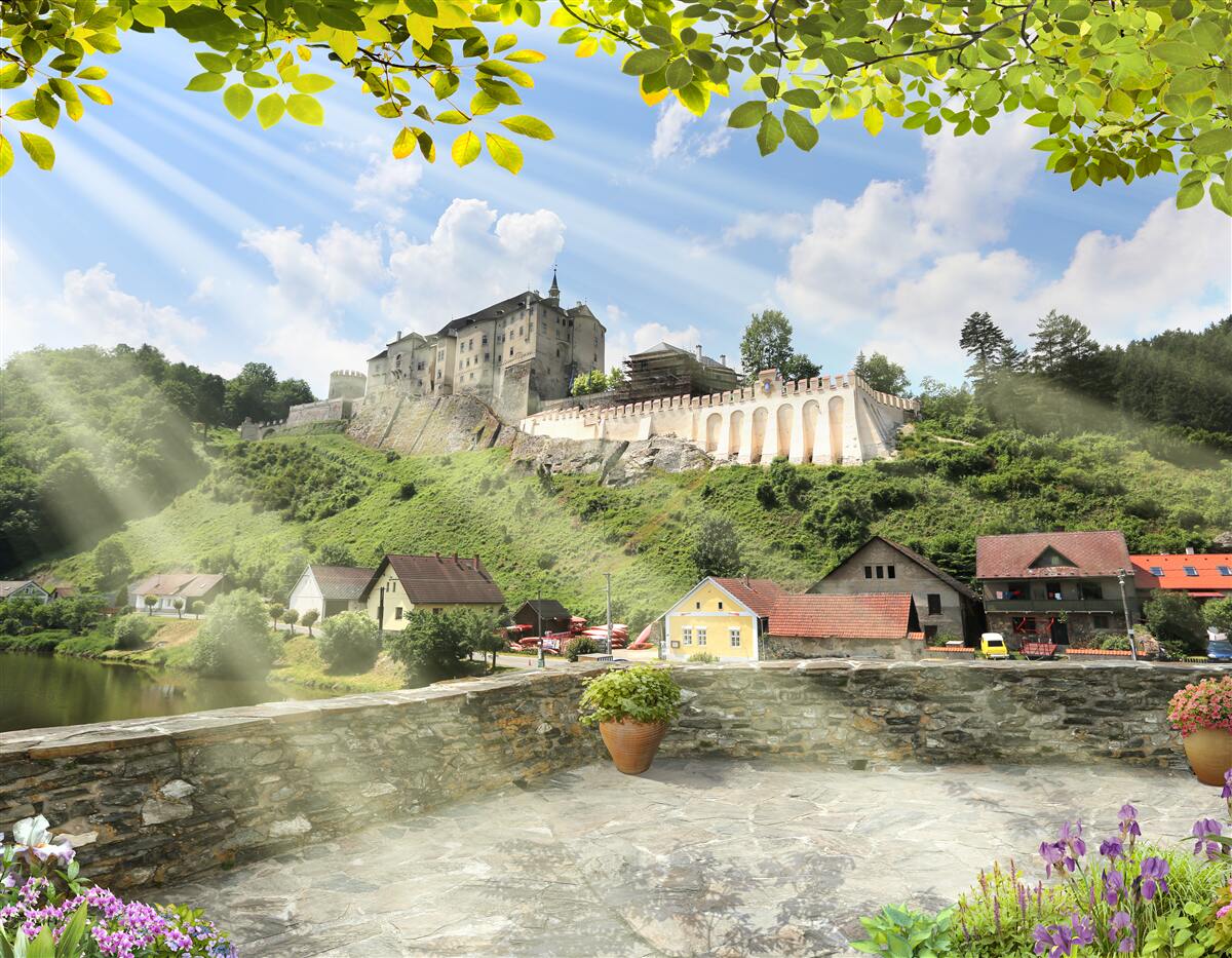 Fototapet castelul cesky sternberk