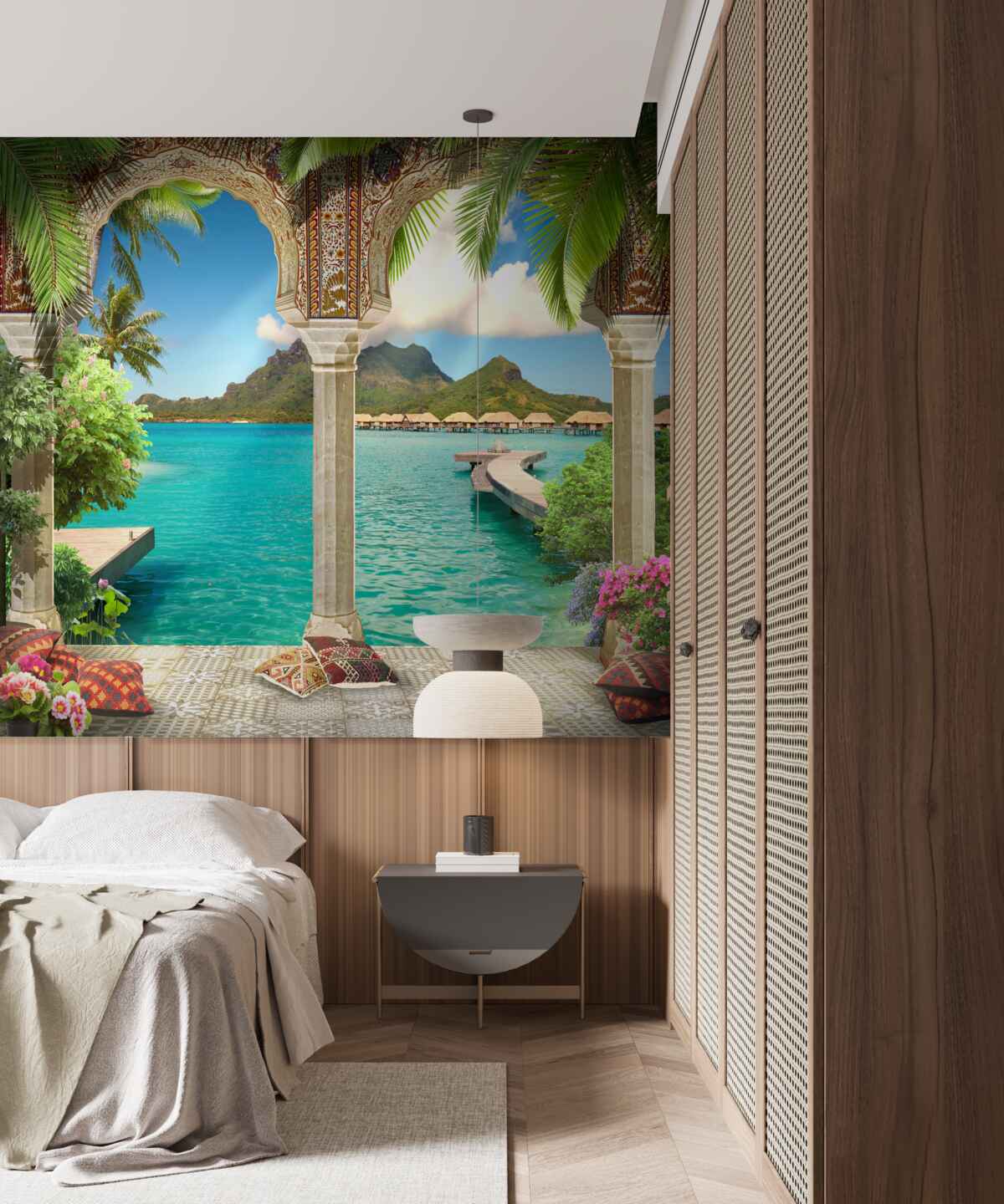 Fototapet terasă minunată pentru relaxare