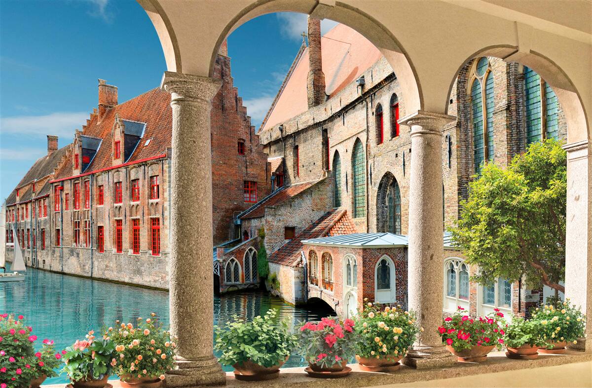 Fototapet verandă în Veneția