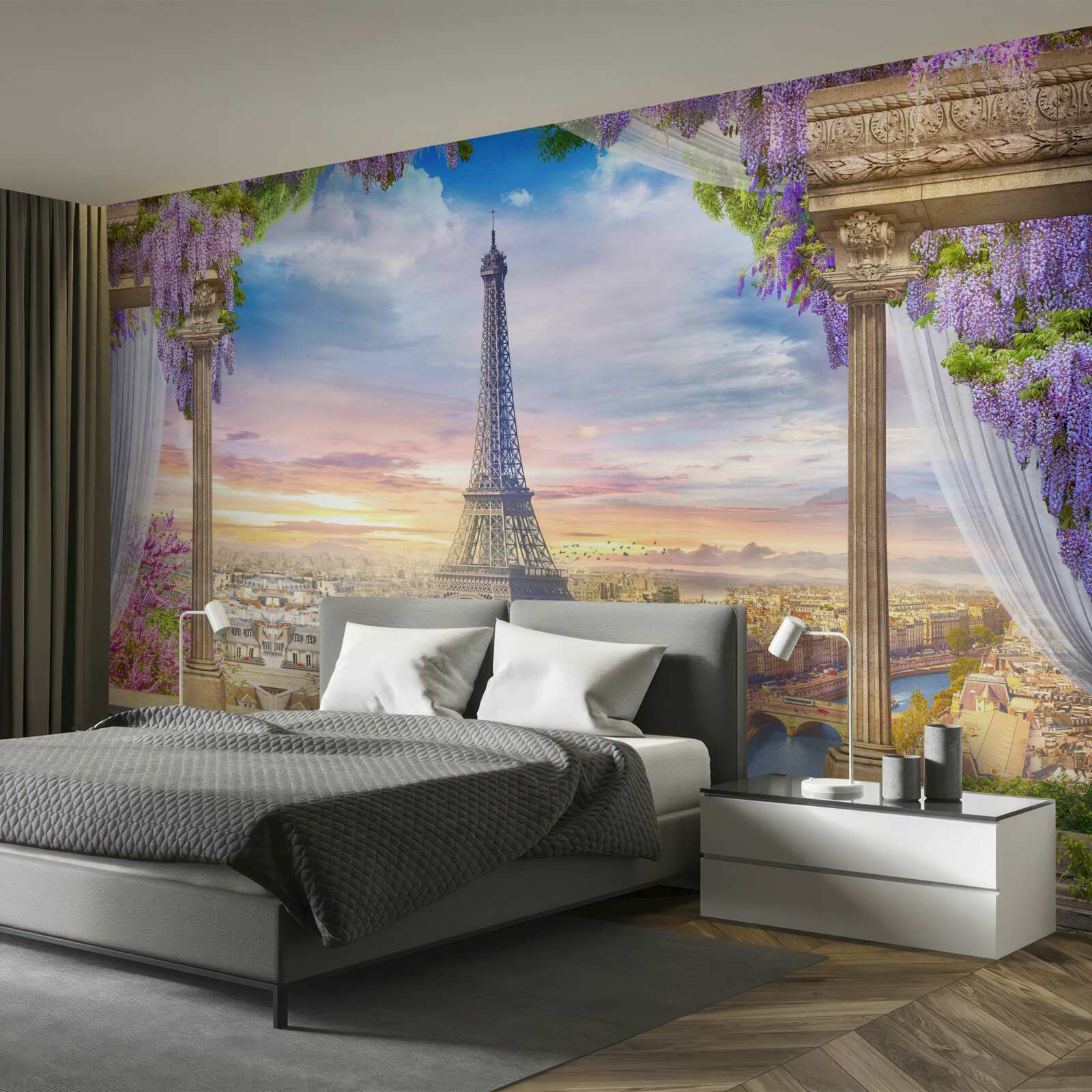 Fototapet vedere magnifică a turnului eiffel