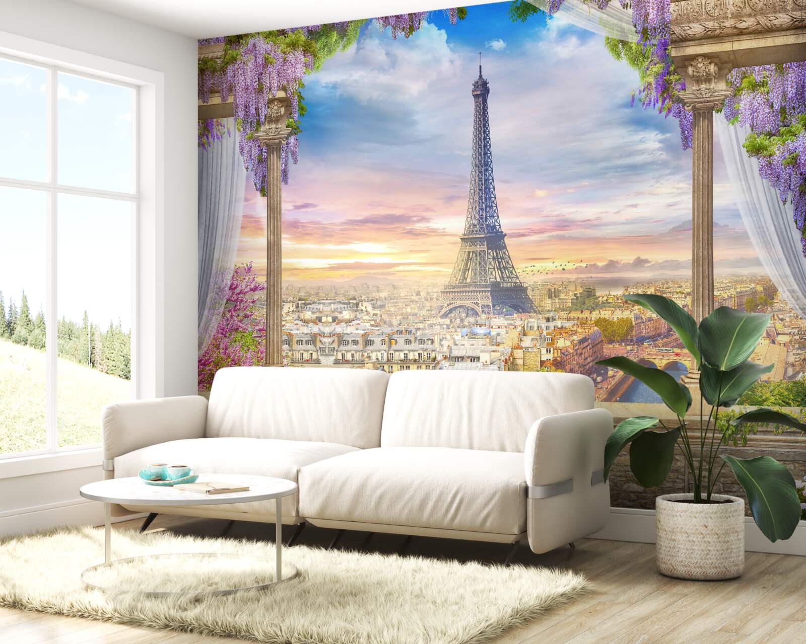 Fototapet vedere magnifică a turnului eiffel