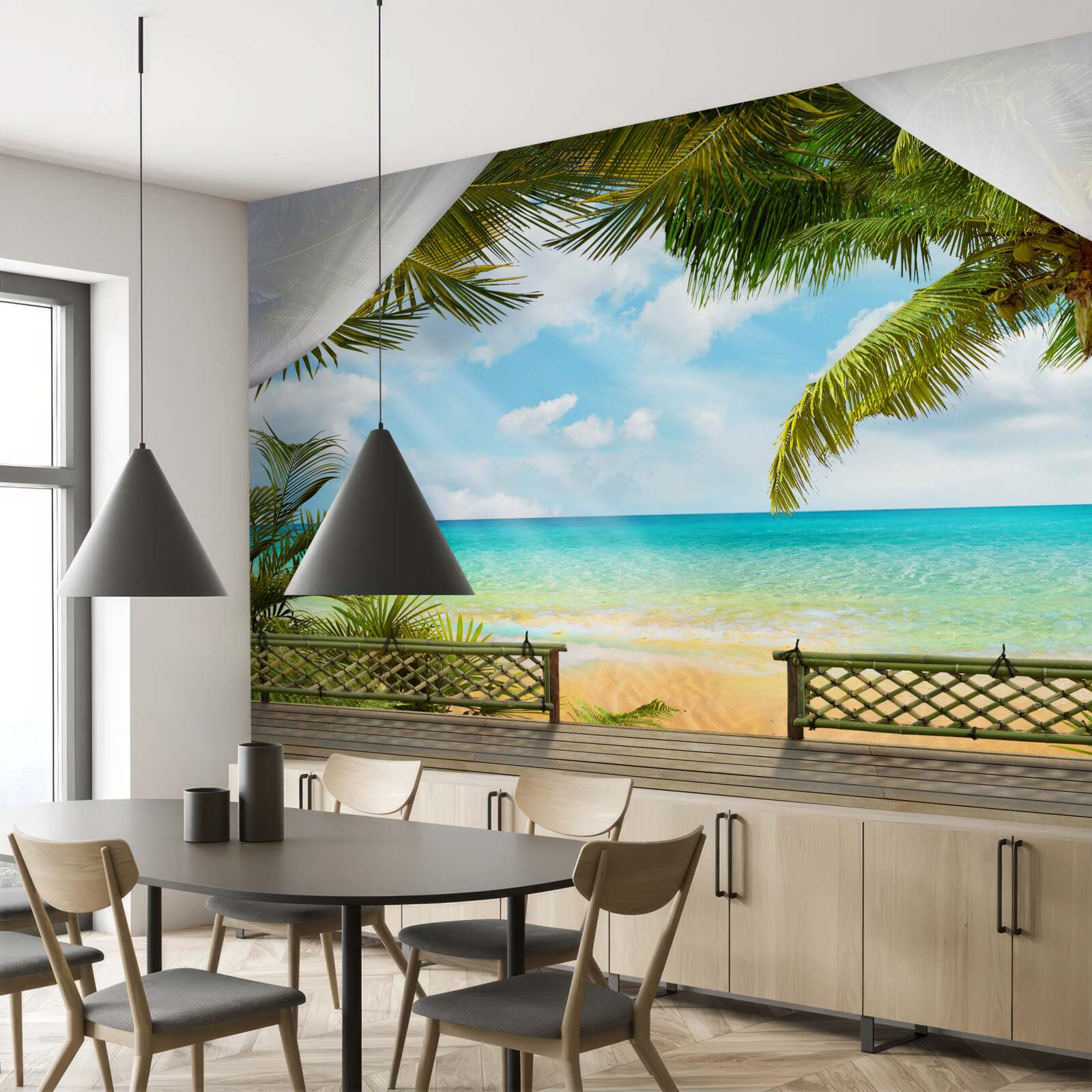 Fototapet vedere pitorească la mare