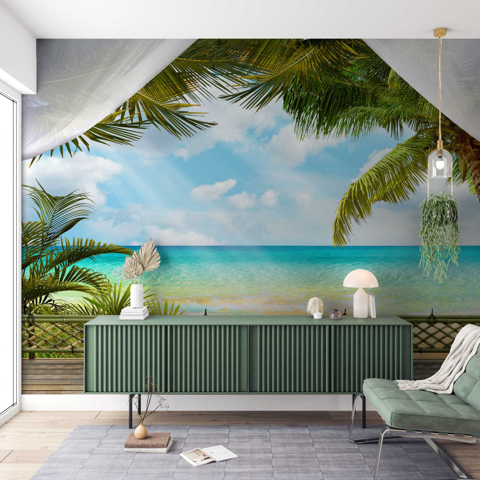 Fototapet vedere pitorească la mare