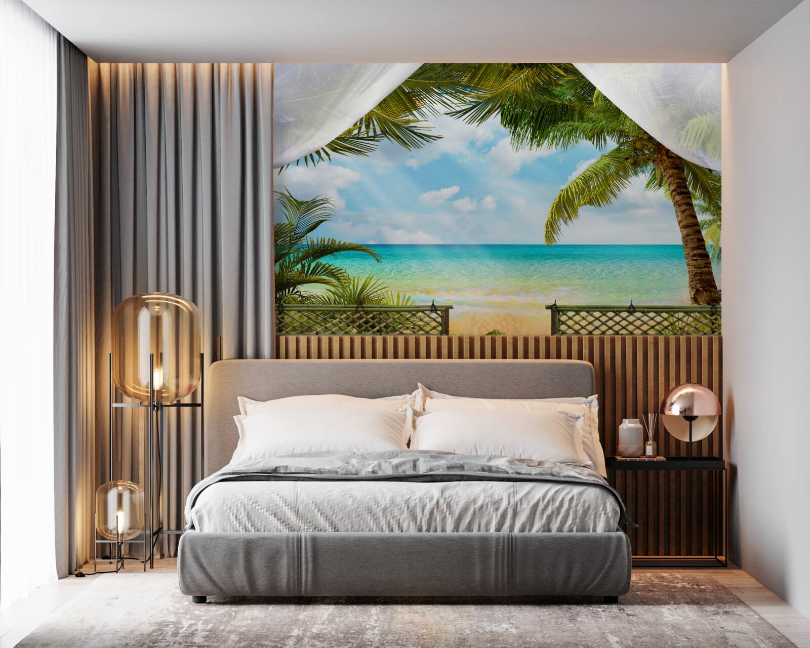 Fototapet vedere pitorească la mare