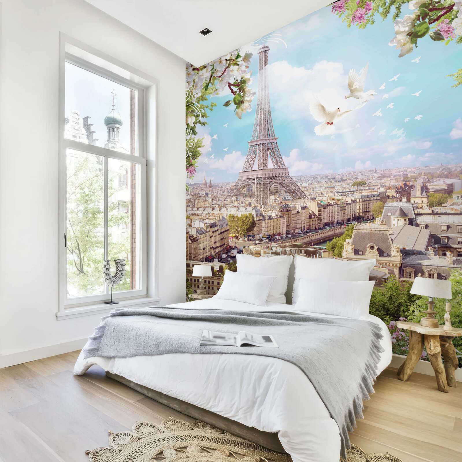 Fototapet grația și farmecul Parisului