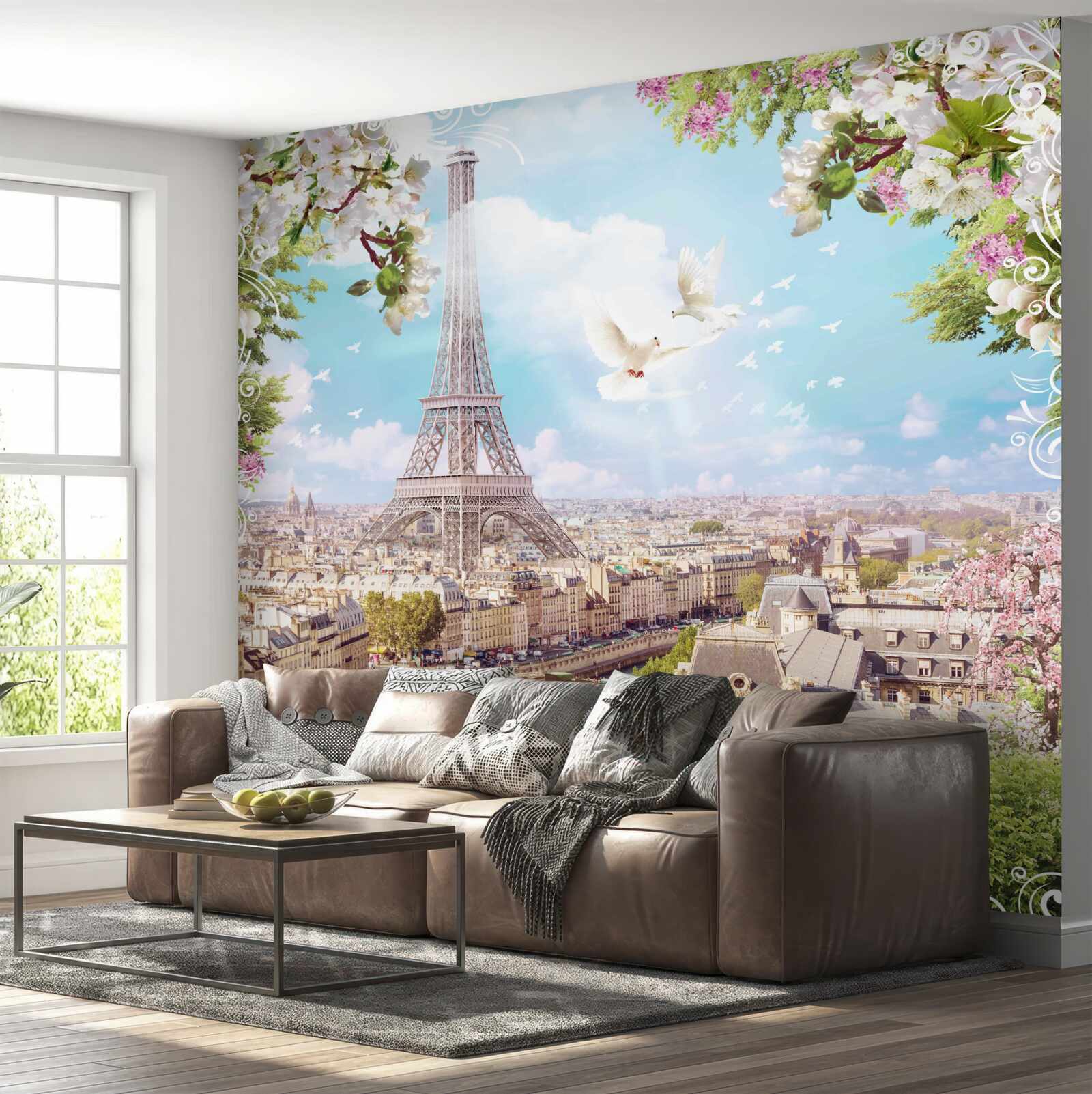 Fototapet grația și farmecul Parisului