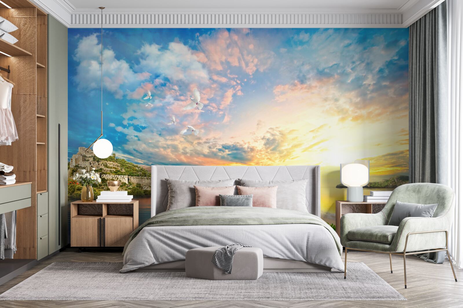 Fototapet delfinii ies din apă