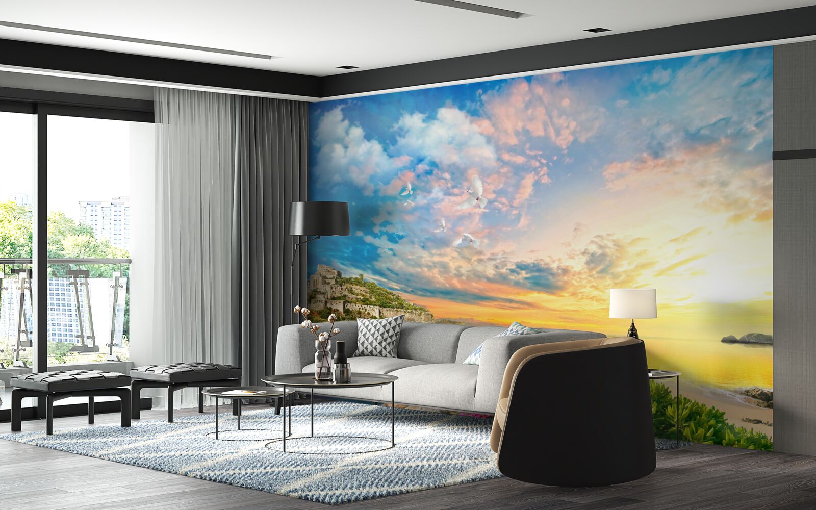 Fototapet delfinii ies din apă