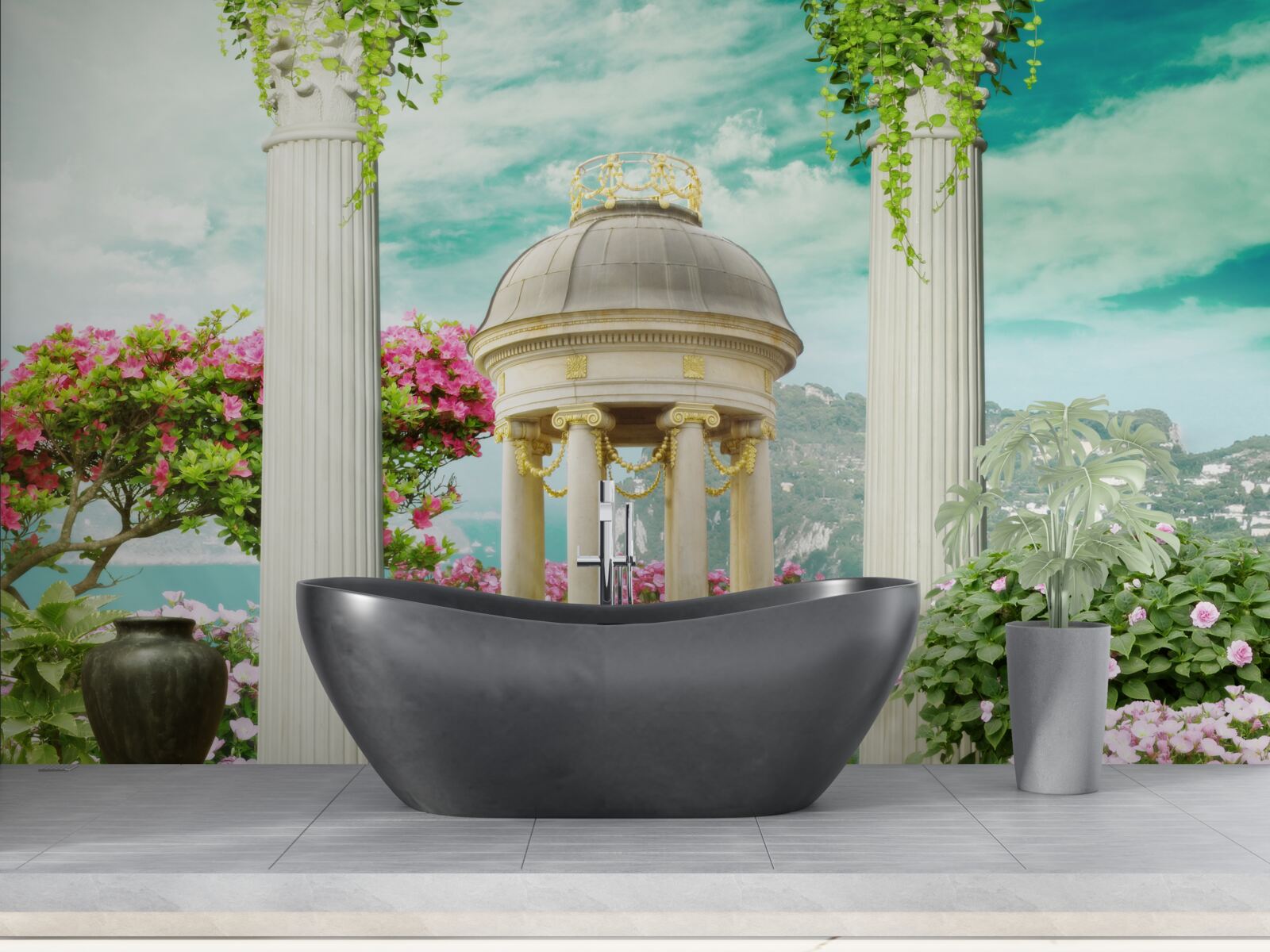 Fototapet fântână istorică uimitoare