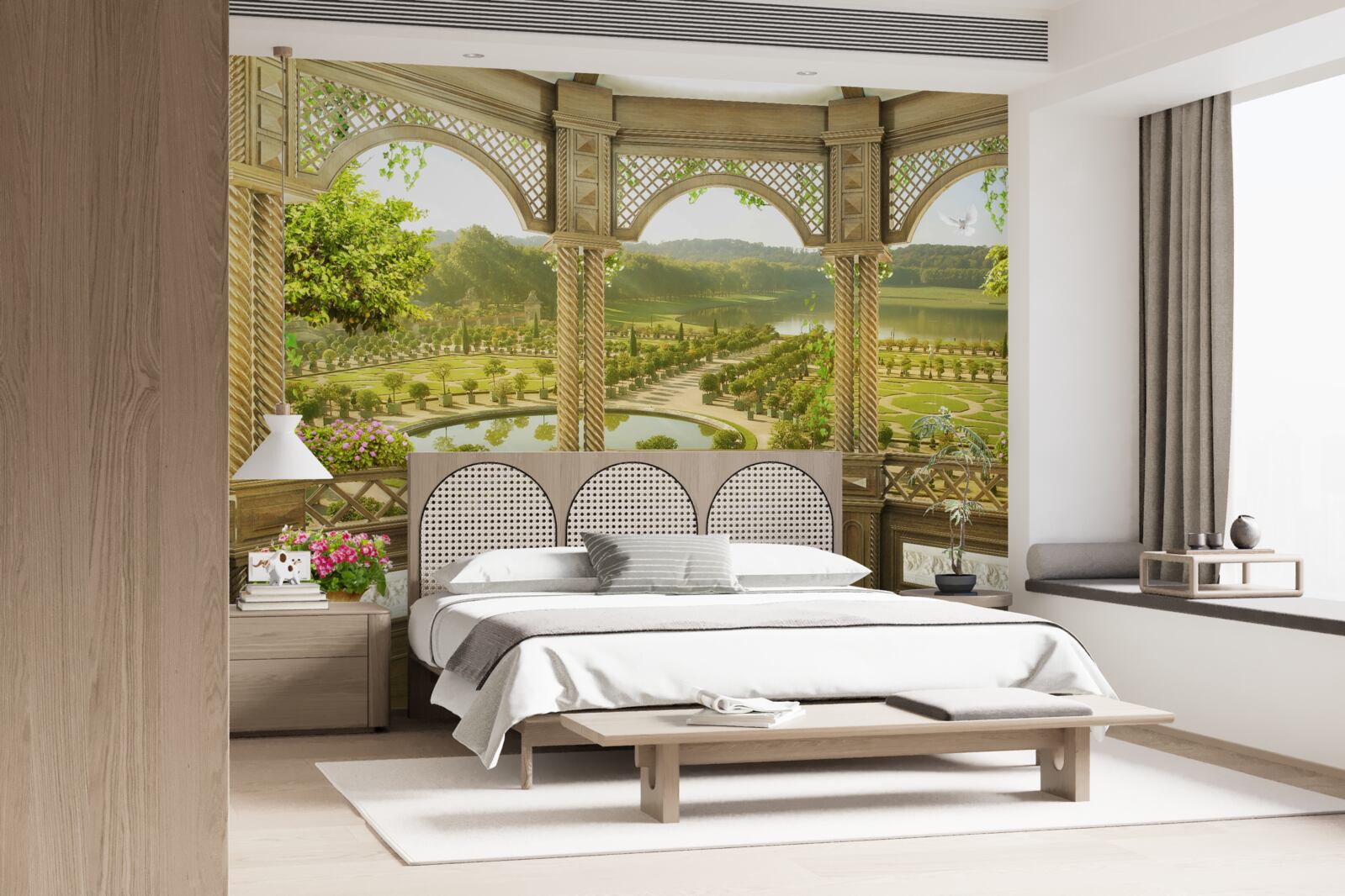 Fototapet foișor elegant sculptat