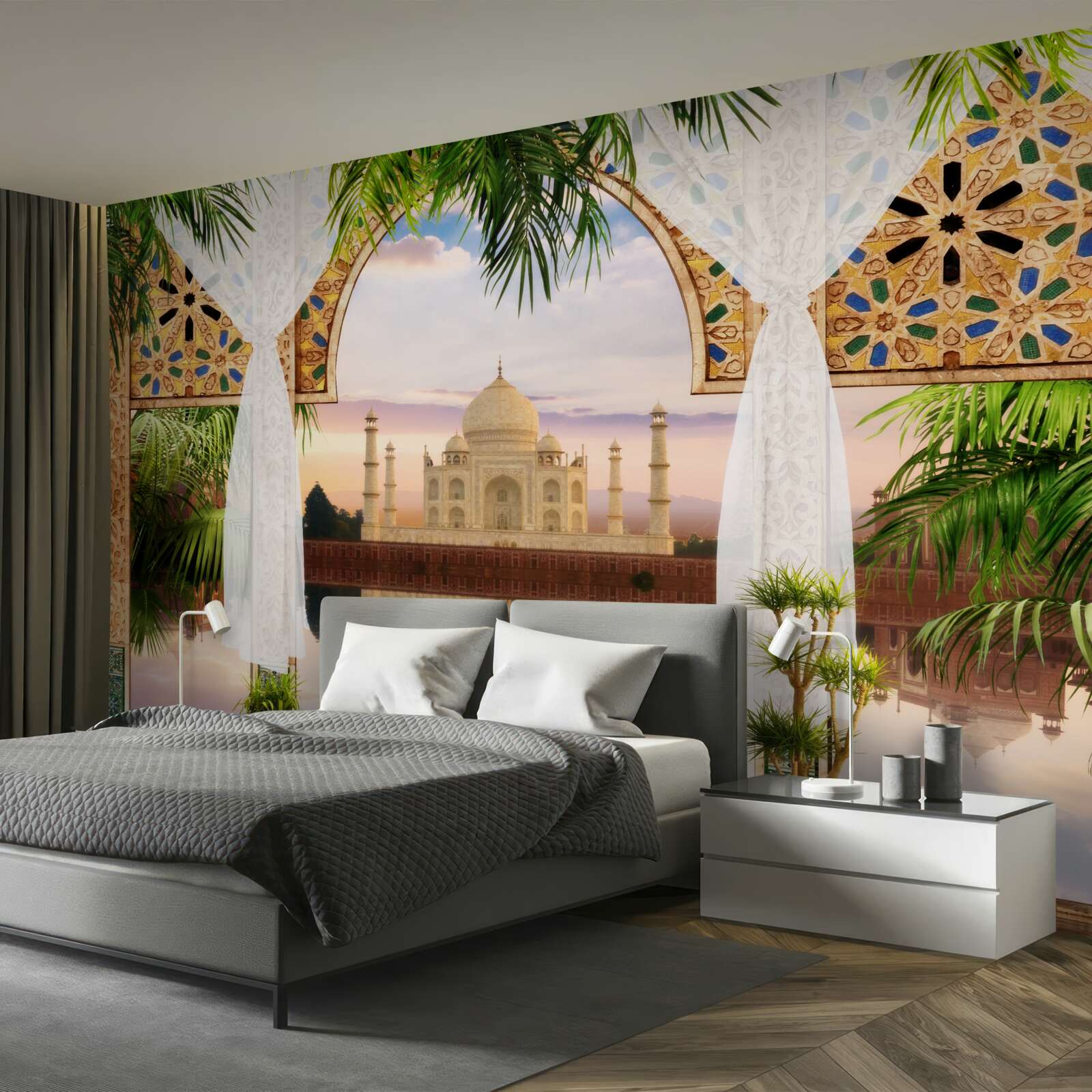 Fototapet peisaj taj mahal