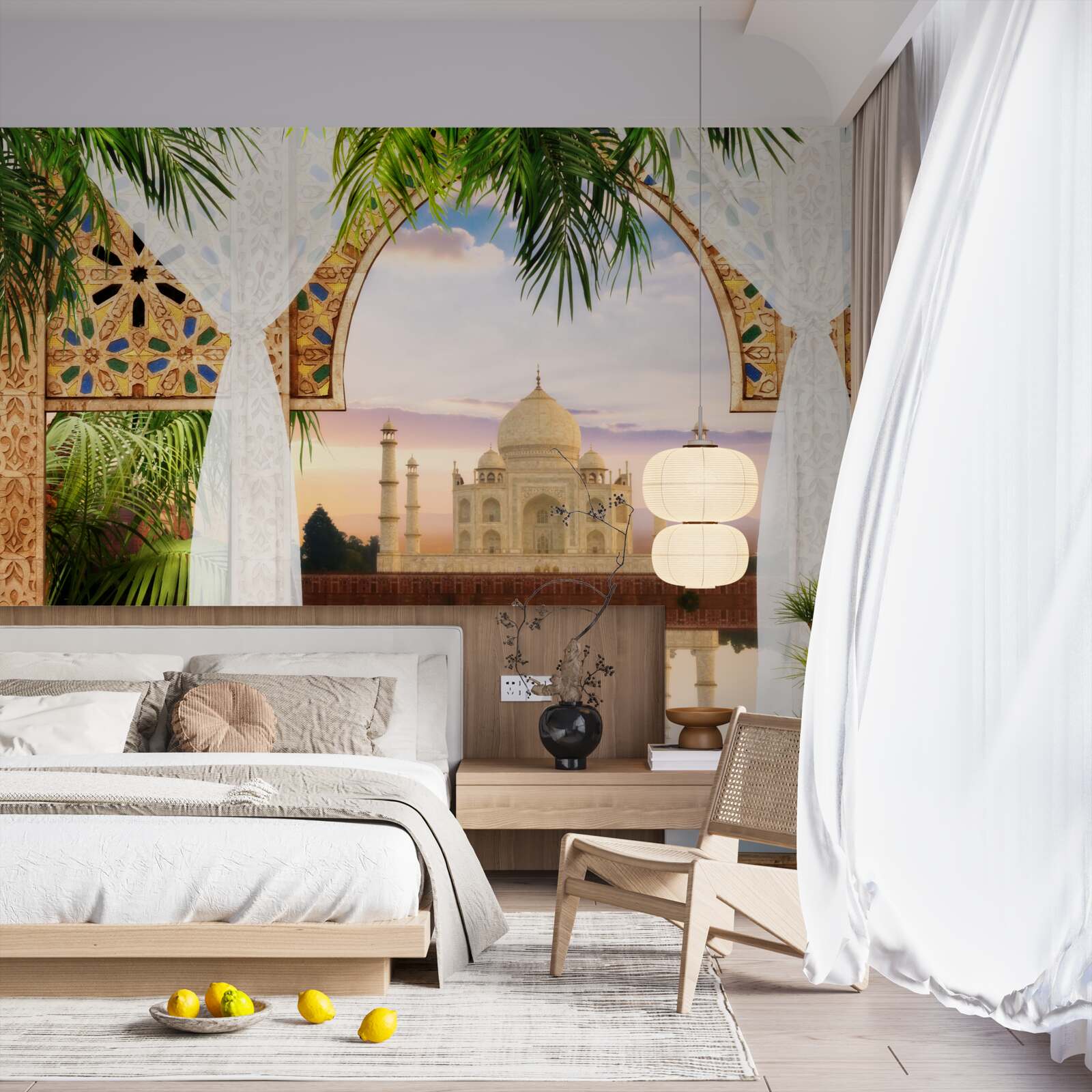 Fototapet peisaj taj mahal