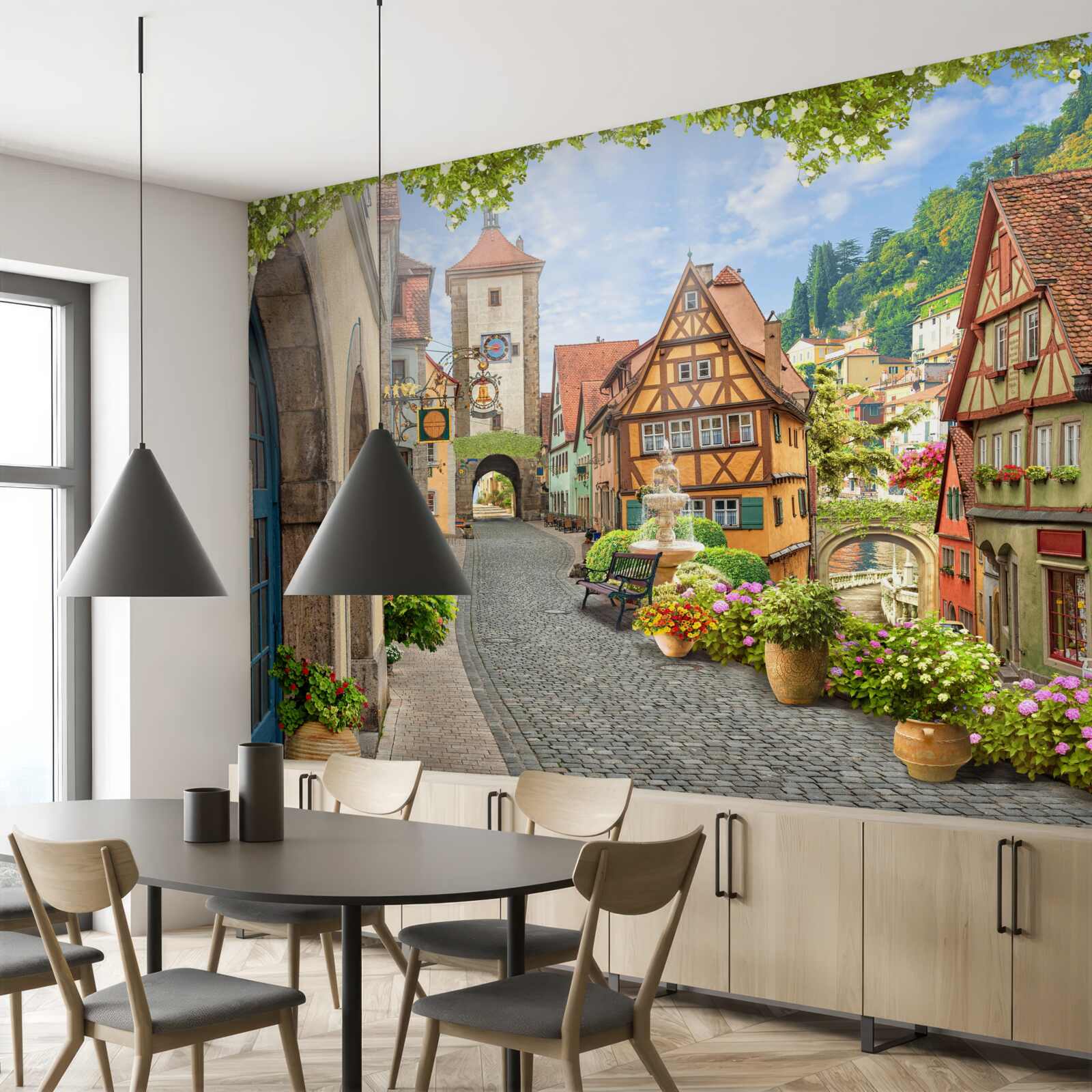 Fototapet un oraș uimitor cu istorie