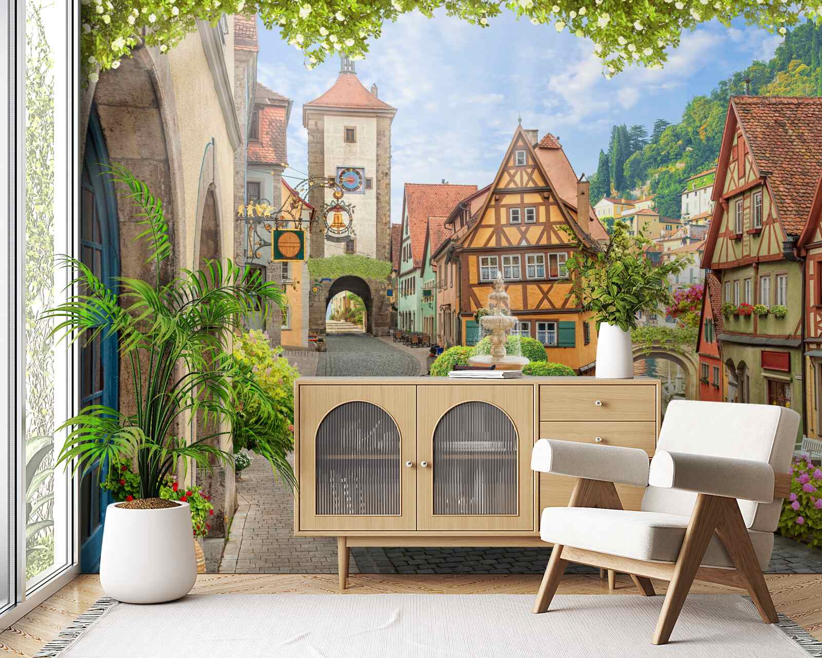 Fototapet un oraș uimitor cu istorie