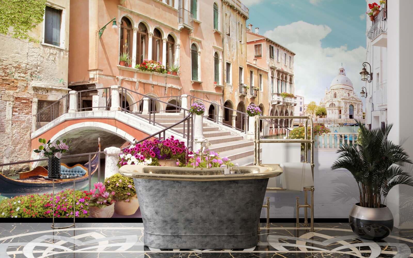 Fototapet case în veneția