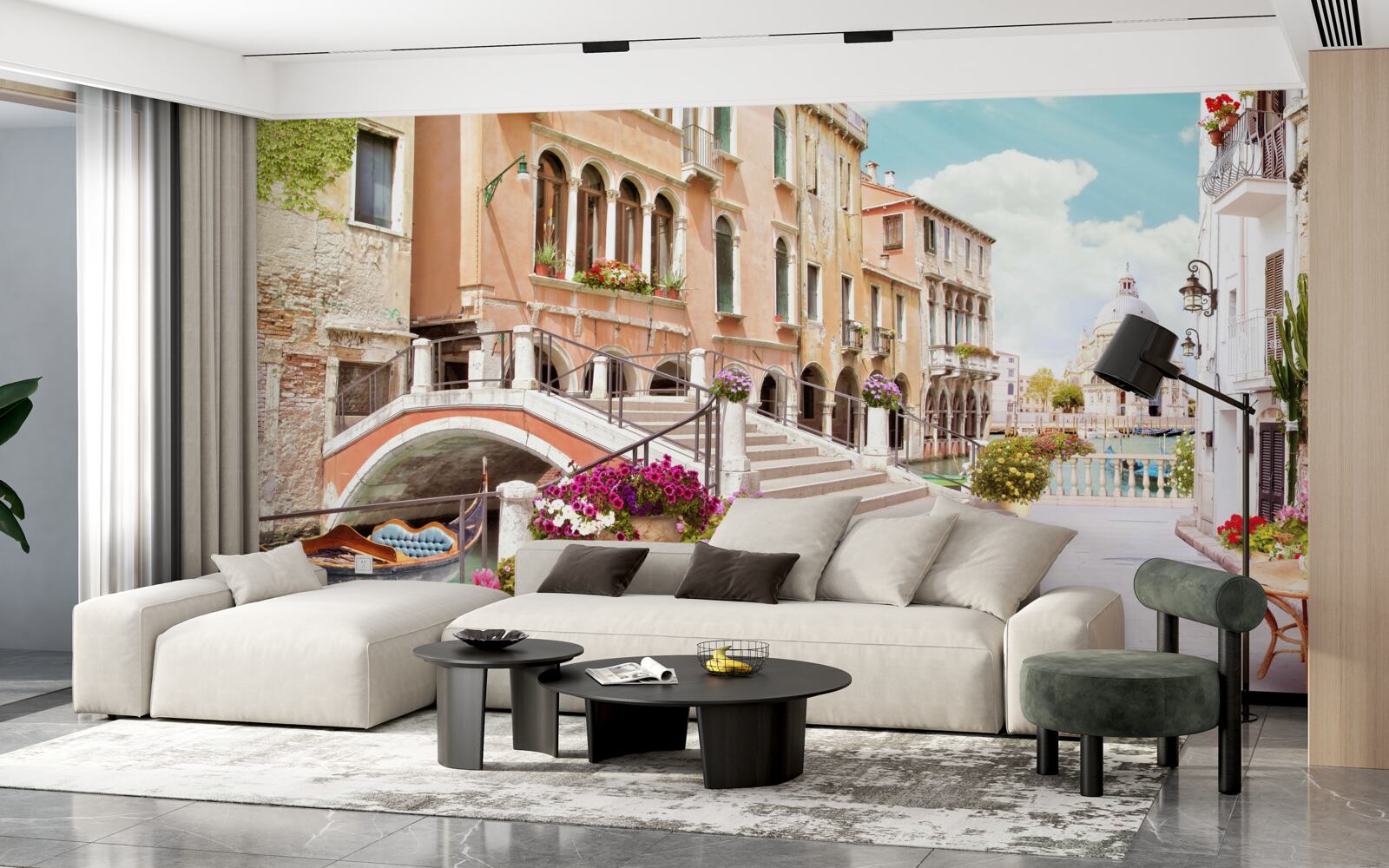 Fototapet case în veneția