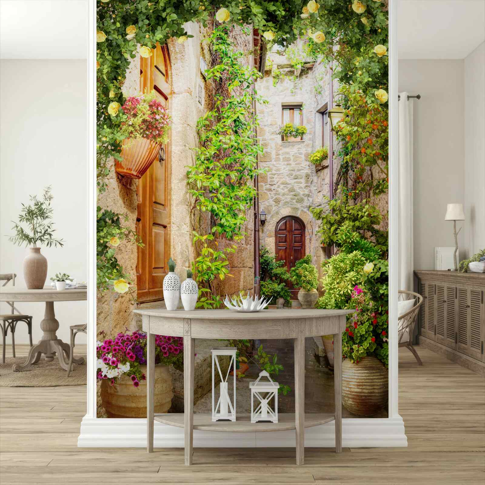 Fototapet stradă îngustă de oraș