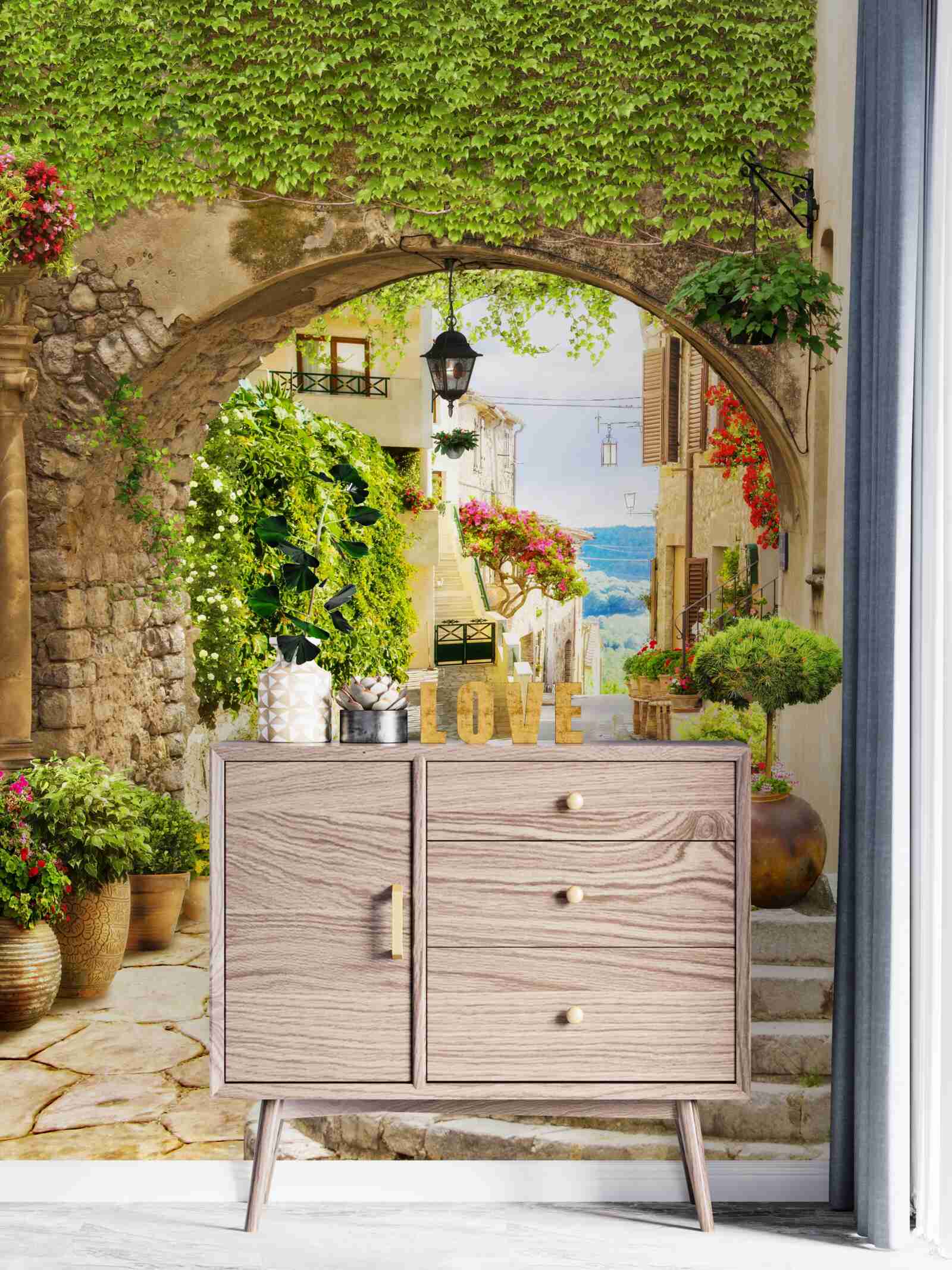 Fototapet calea de la bulevard la mare