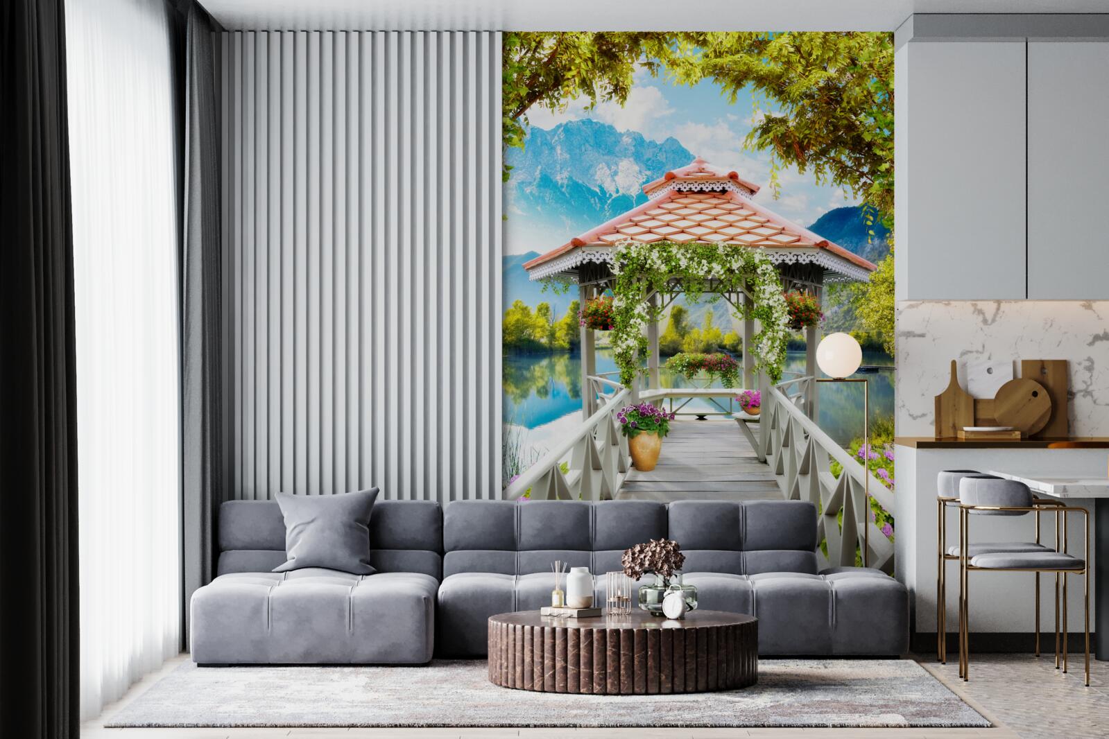 Fototapet trecerea la pavilion