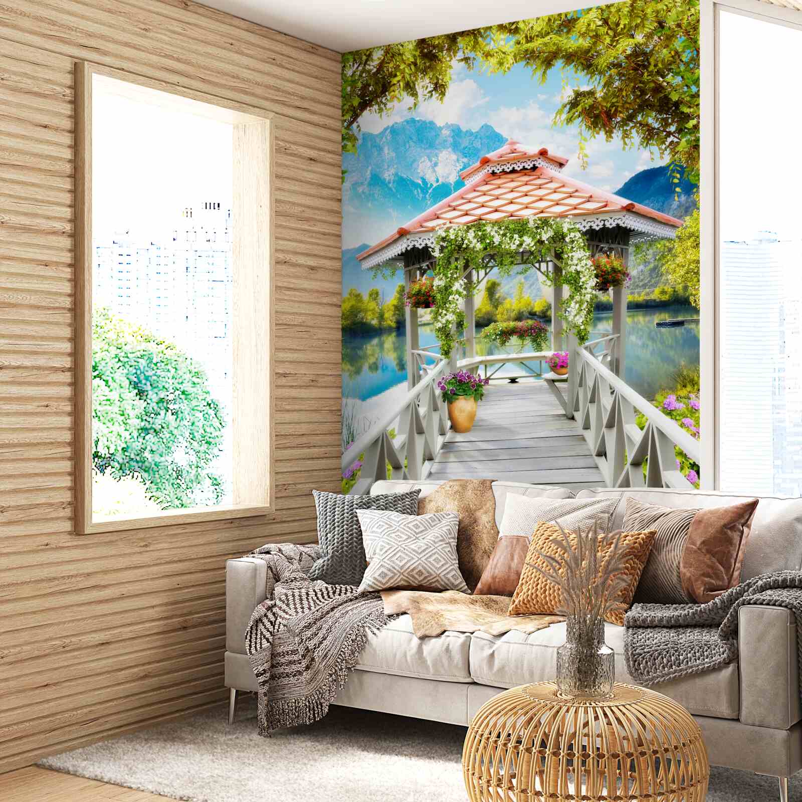 Fototapet trecerea la pavilion