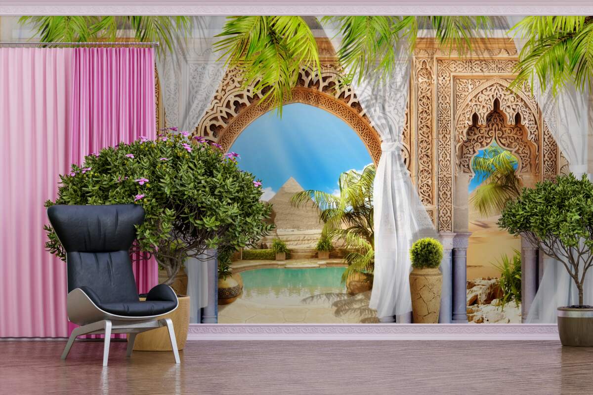 Fototapet palat în stil oriental