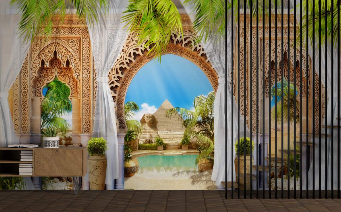 Fototapet palat în stil oriental