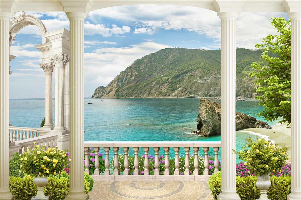 Fototapet coloane marine