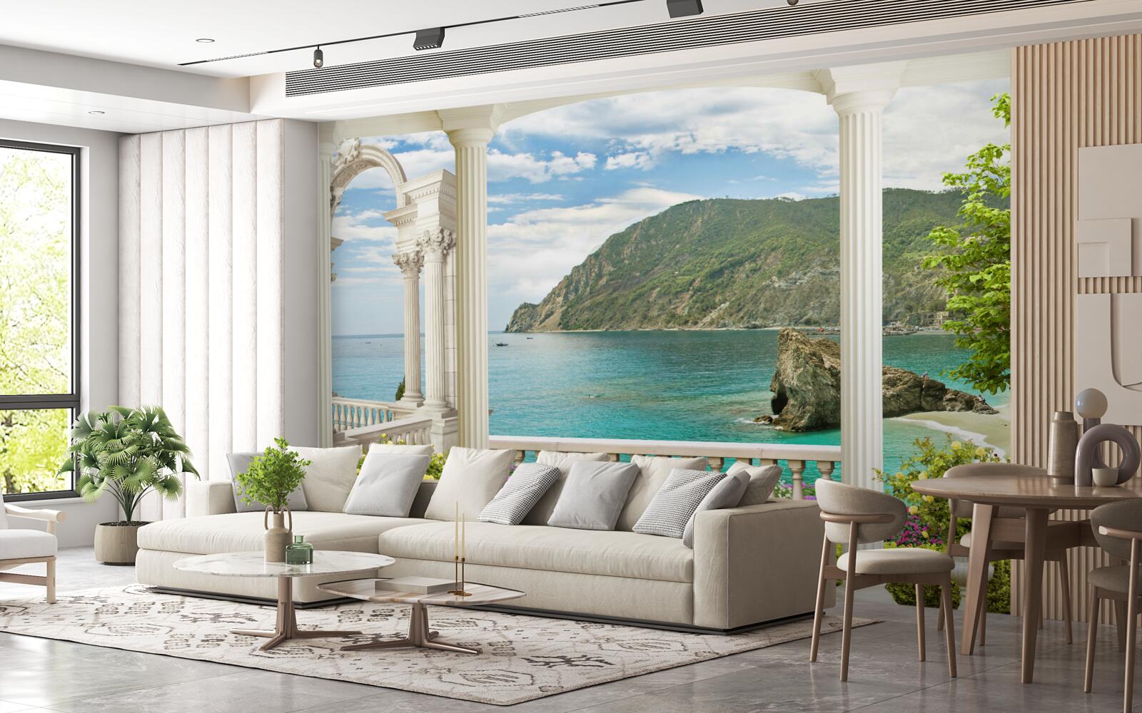 Fototapet coloane marine