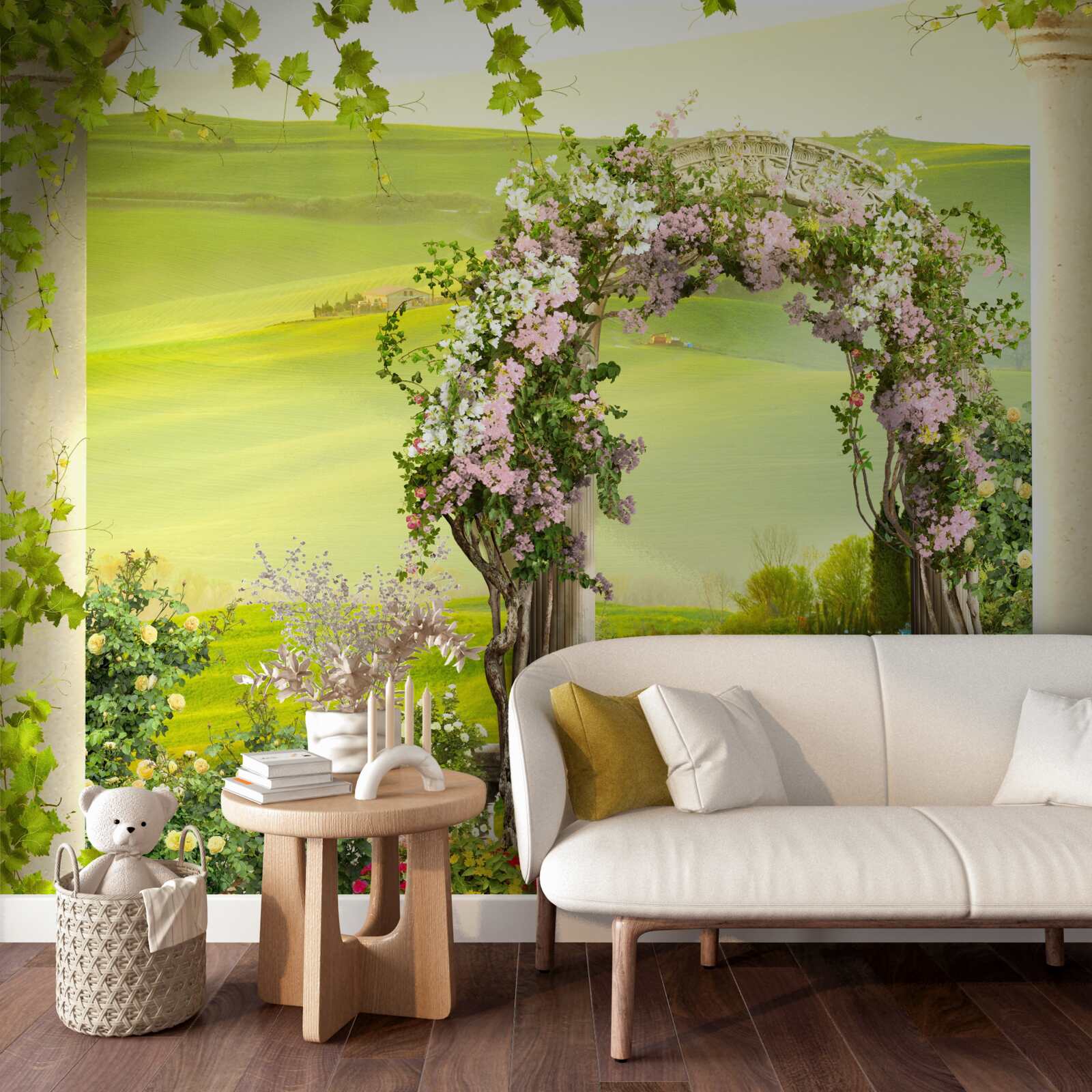 Fototapet grădini înflorite