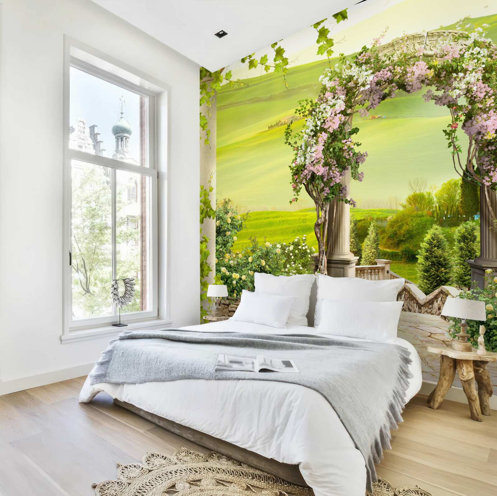 Fototapet grădini înflorite