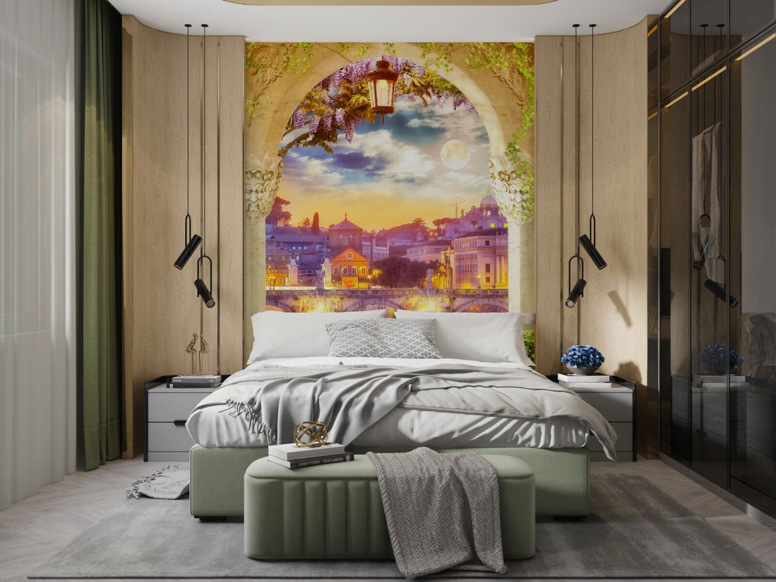 Fototapet loggie cu mobilier de lounge