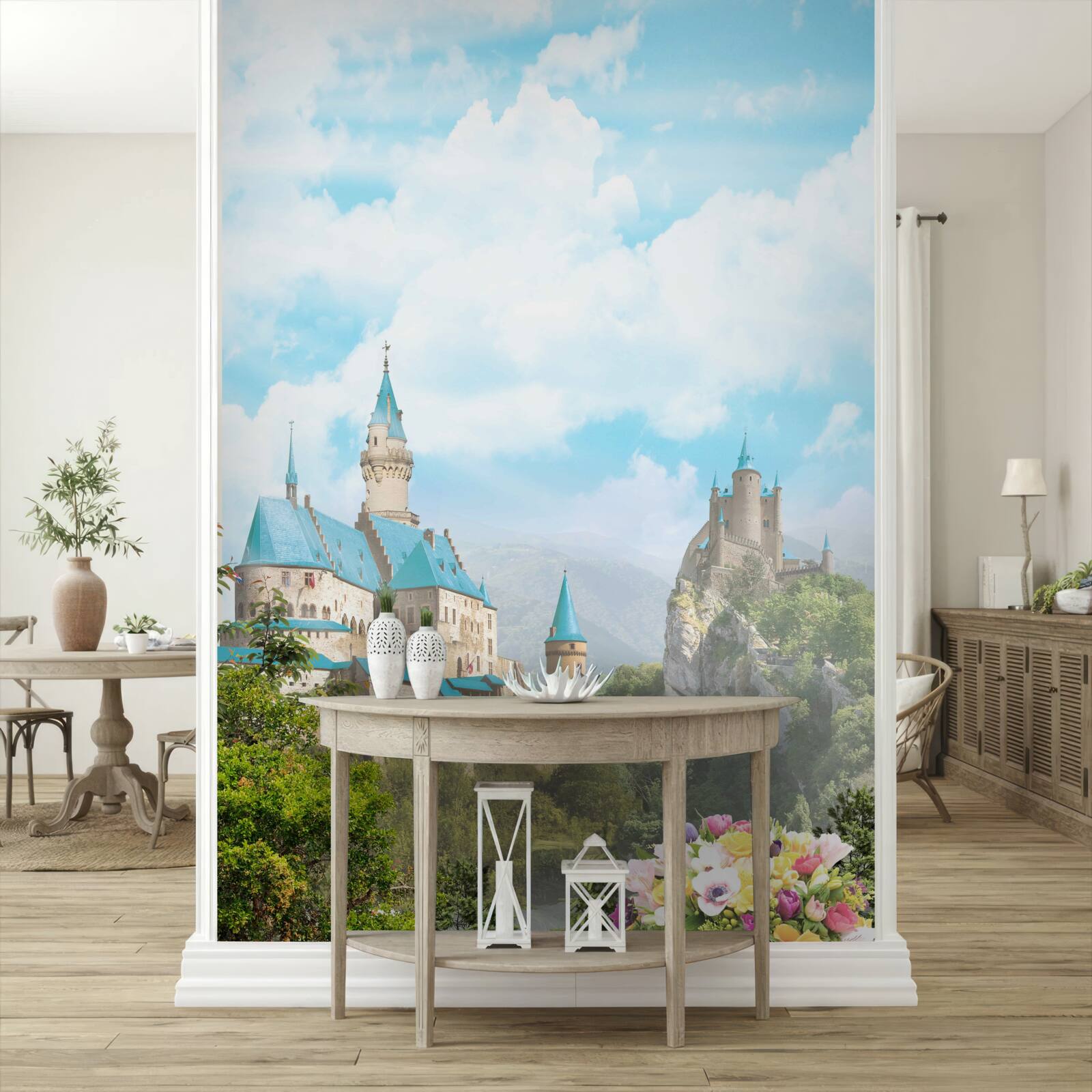 Fototapet imaginea a două cetăți