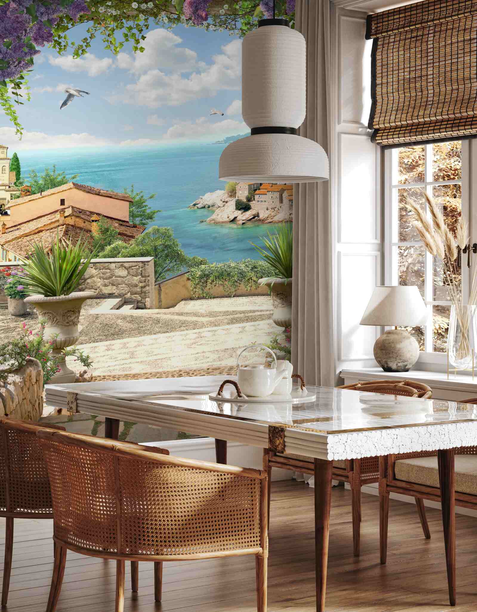 Fototapet drum mare spre coastă