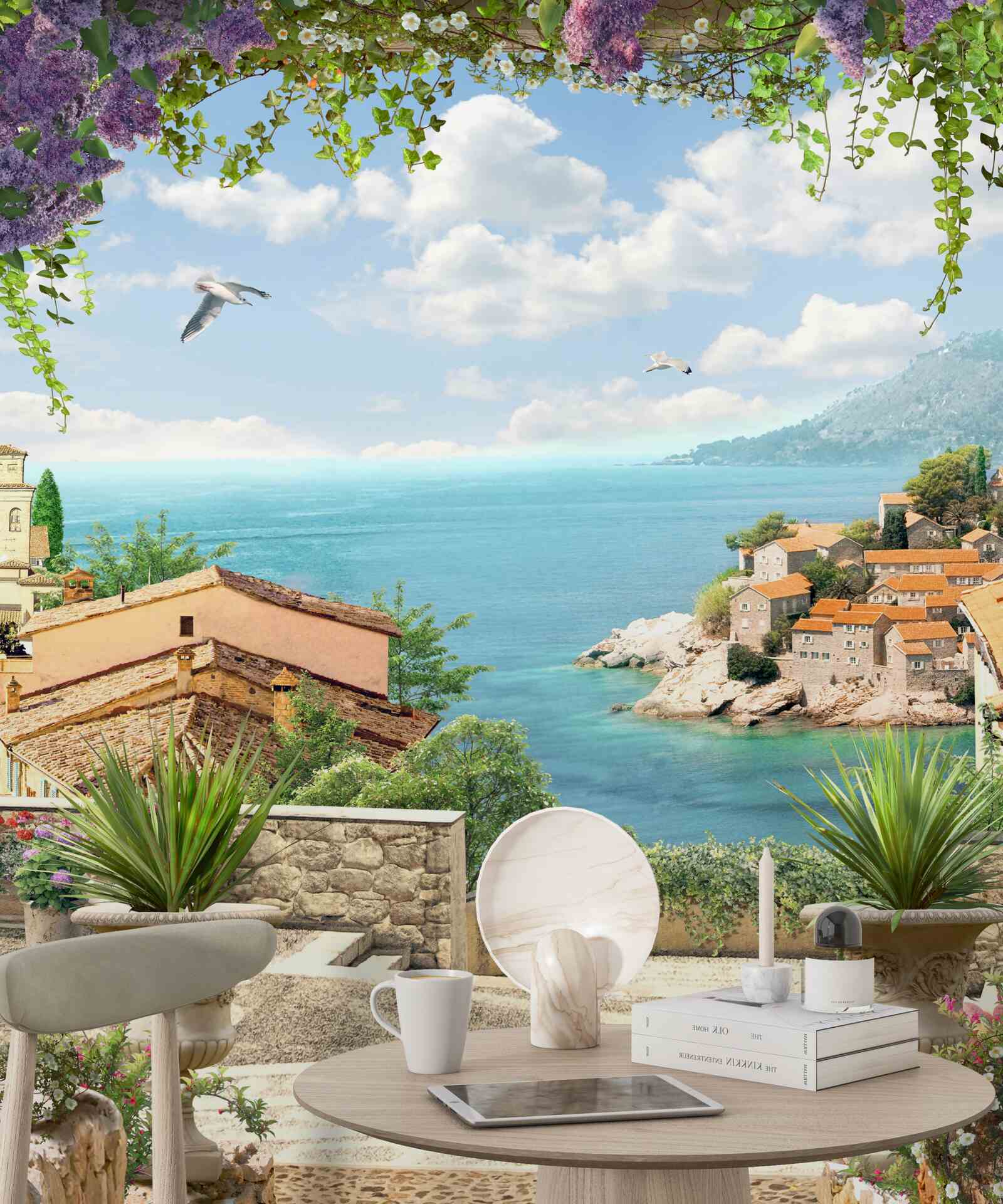 Fototapet drum mare spre coastă