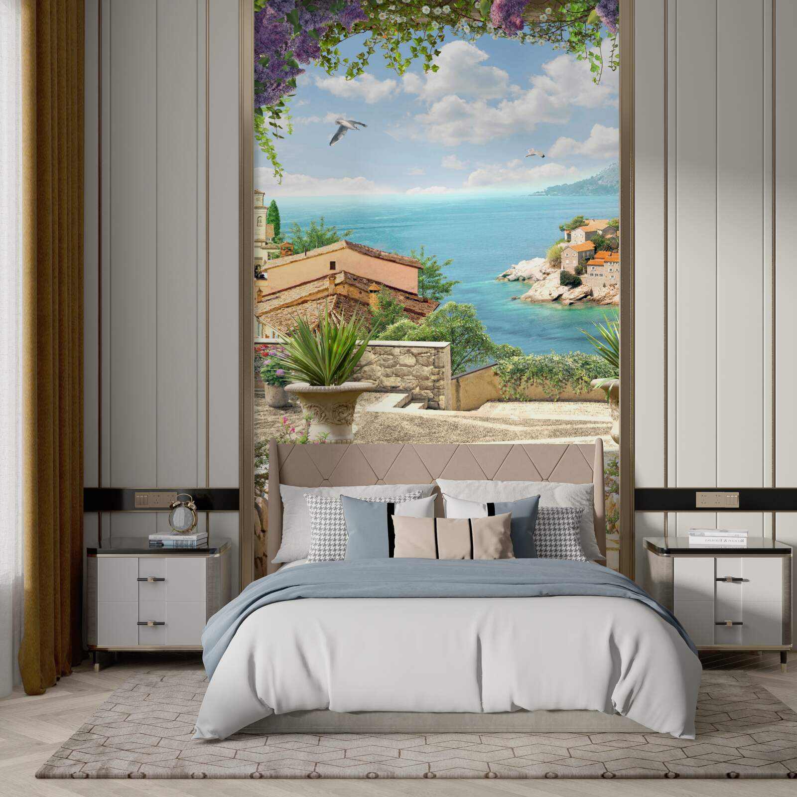 Fototapet drum mare spre coastă