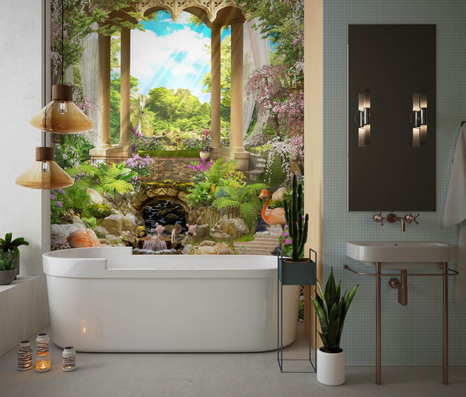 Fototapet grădină încântătoare