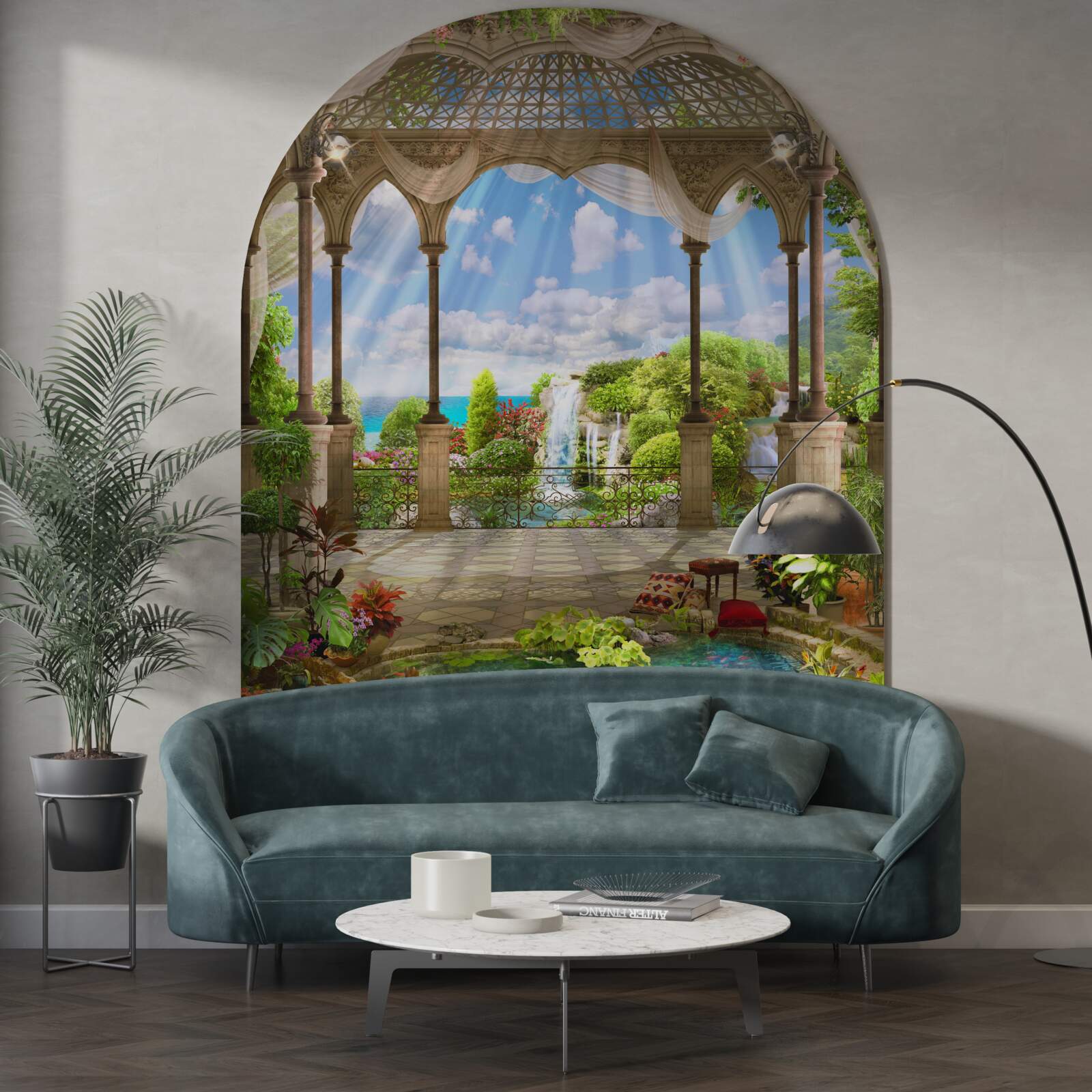 Fototapet terasă extrem de atractivă