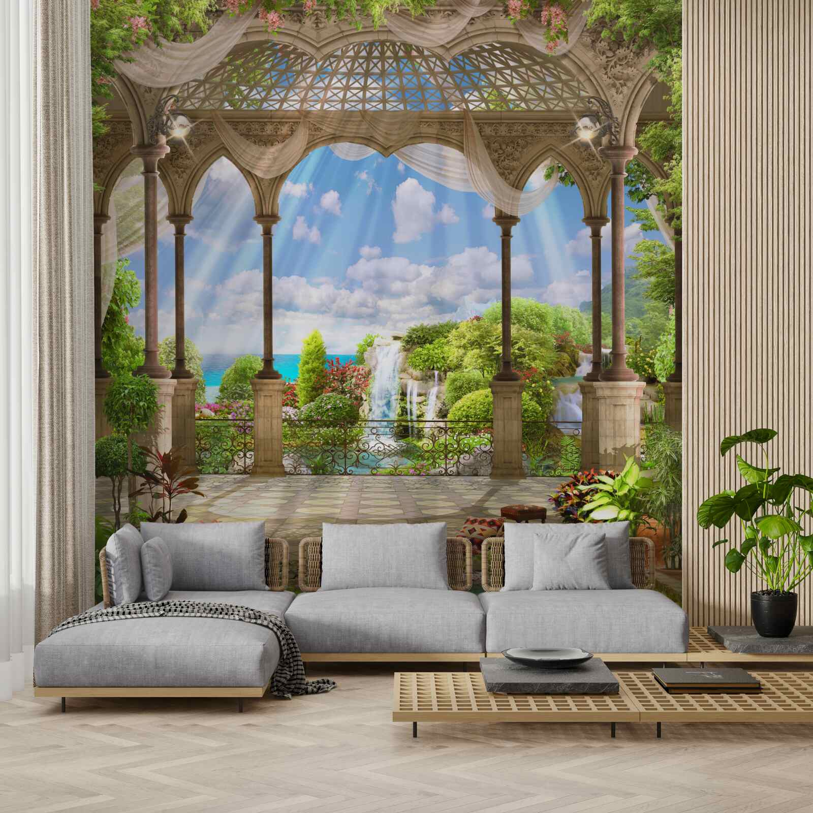 Fototapet terasă extrem de atractivă