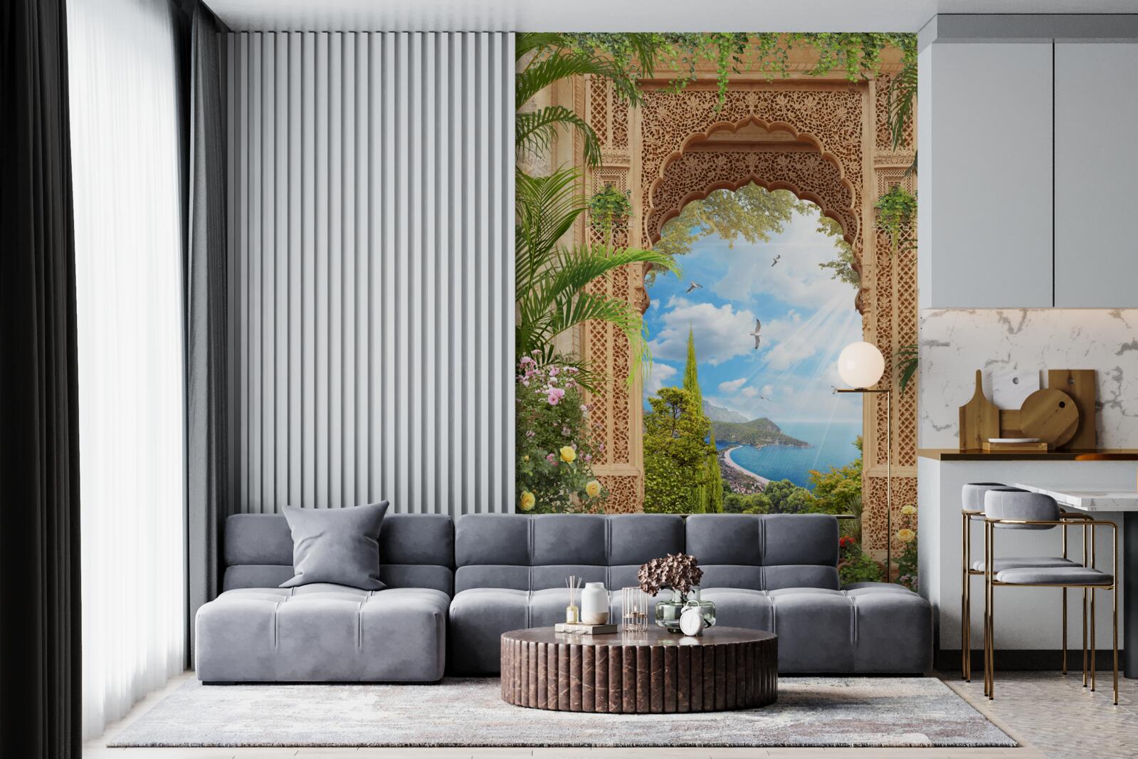 Fototapet arc traforat grațios